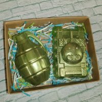 Подарочный набор "Лимонка&танк"