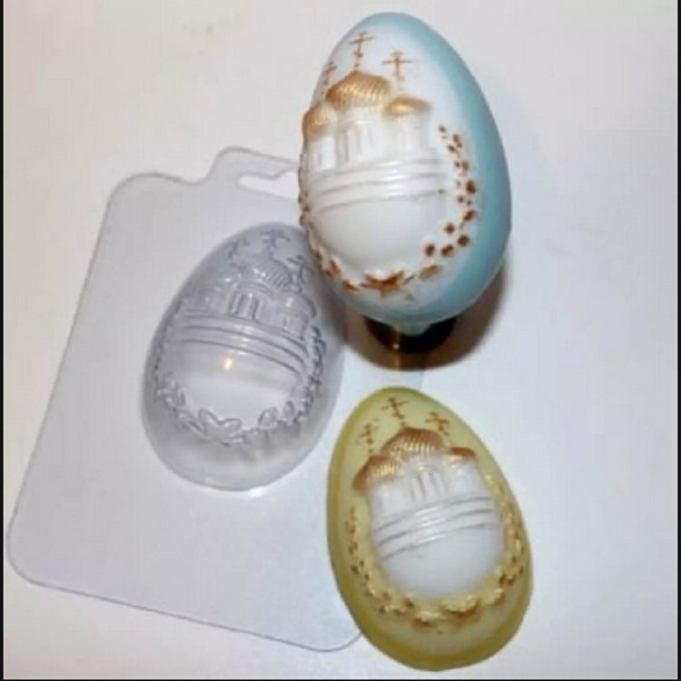 Форма для мыла "Яйцо/купола" 