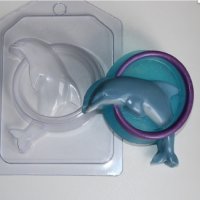 Форма для мыла "Дельфин в обруче"